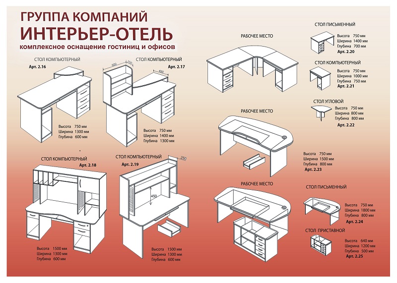 Офисная мебель в Краснодаре - Мебель для персонала - Оперативная мебель - столы 2